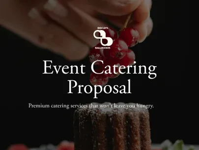 Event catering template